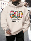 God Trust It Prints Men Fashion Casual Hoodies