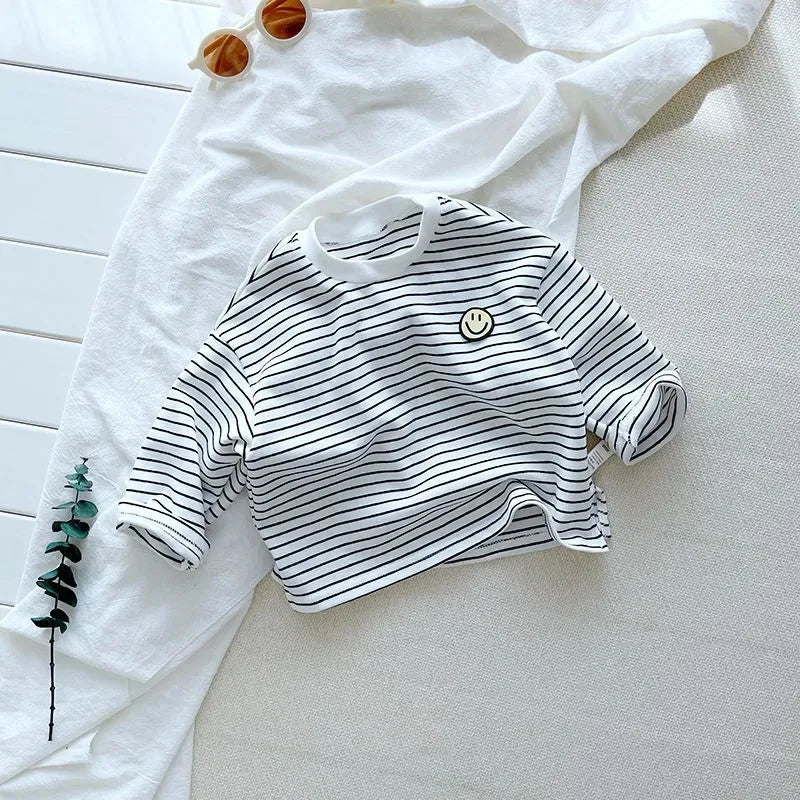 Babies Striped T-shirt 1-6Years Boys Girls Spring Fashion