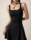 Black Backless Sleeveless Mini Dress Women