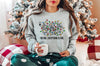 Christmas Lights Print Women’s Sweatshirt