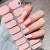 UV Semi-Cured Gel Nail Wraps Stickers Strips French Long Lasting