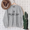 Uplifting Christian Quote Oversized Sweatshirt Women