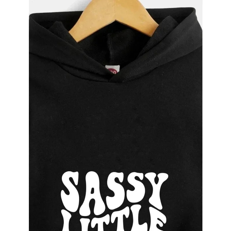 Retro Neutral Boho Funny Sassy Toddler Sweatshirt