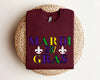 Vintage Mardi Gras Sweatshirt Carnival Celebration