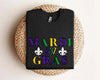 Vintage Mardi Gras Sweatshirt Carnival Celebration