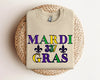 Vintage Mardi Gras Sweatshirt Carnival Celebration