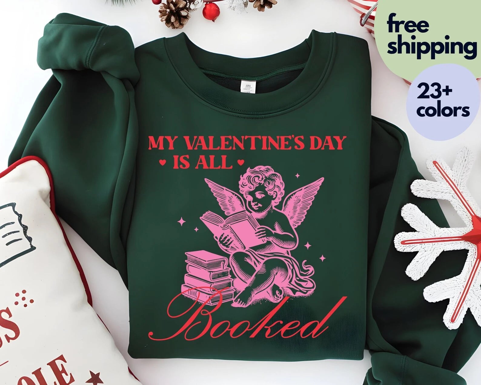2025 Retro All Booked for Valentine's Sweatshirt