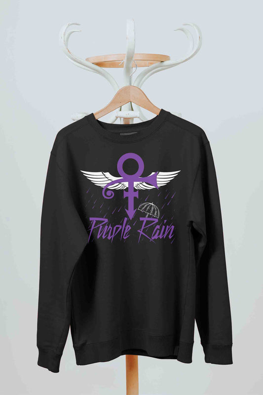 Unisex Sweatshirt Purple Rain Prince Y2k Harajuku
