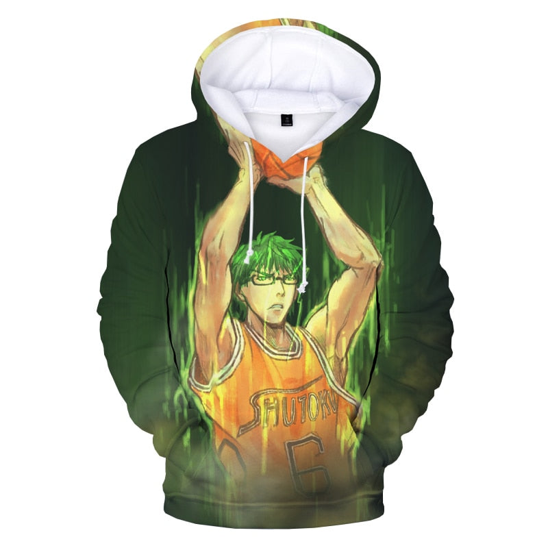 Kuroko No Basket Ball 3D Printed Hoodies