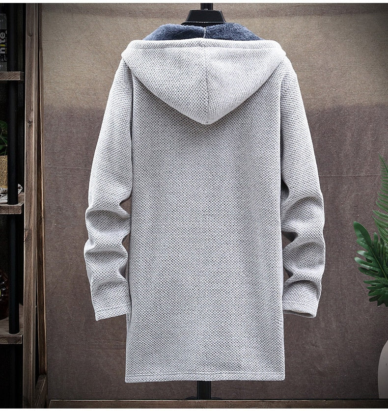 Winter Jacket Hooded Sweater Thick Warm Coat