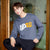Letters Embroidery Fashion Pullover Trendy New Boy Tops