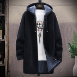 Sweaters Hooded Sweater Thick Warm Coat Mens Clothing