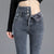 High-quality Winter Thick Fleece High-waist Warm Skinny Jeans Thick Women Stretch Button Pencil Pants