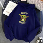Baby Yoda Cartoon Star Wars Sweatshirt No Coffee