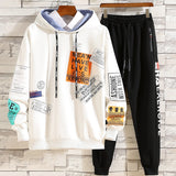 Tracksuit Two Piece Hoodie and Pant Set Mens Sweat Suits