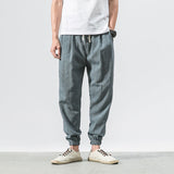 Men's Summer Jogger Pants Cotton Linen and Casual