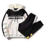 Harajuku Hip Hop Hoodie + Sweatpants Pullover (e)