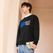 Letters Embroidery Fashion Pullover Trendy New Boy Tops