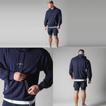 Autumn New Fitness Jogging Hoodie Sweater Fitness Outdoor Sports Black