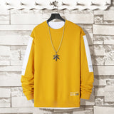 Japanese Streetwear Pullovers Yellow (e)