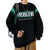 Patchwork Hoodie Male Casual Street Print Pullover