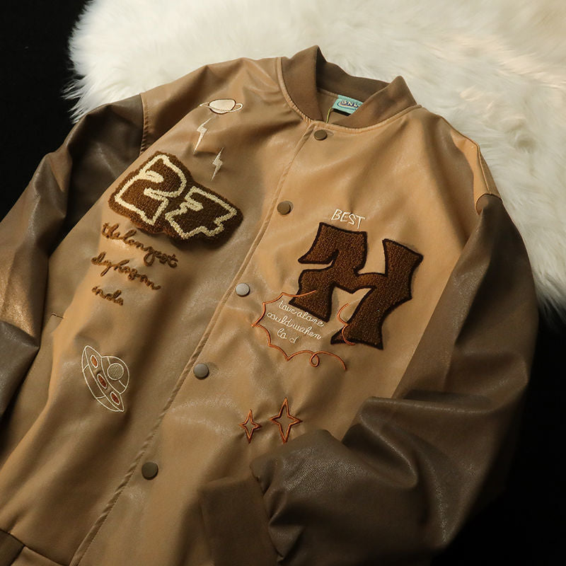 New American embroidered baseball uniform jacket hip-hop