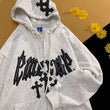 Harajuku y2k Hiphop Hoodie Man Oversize Sweatshirt Women Graphic Printed Streetwear