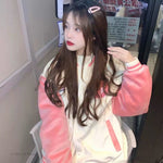 Hello Kitty Clothes Y2k Teenager Girl Luxury Design Embroidery Pink Jacket Baseball