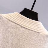 lazy wind loose versatile thickened knitted