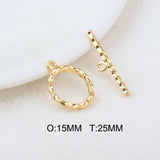Brass Bracelet O Toggle Clasps High Quality Diy Jewelry