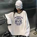 Korean Tshirt White Hip Hop Tops BF Kpop Clothes 2022