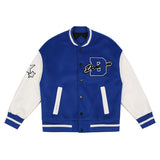 Retro Letter Embroidery Jackets Coats Women Hip Hop Heavy Industry Baseball