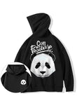 Panda Printing Streetwear Hoodies for Men and Women Oversized