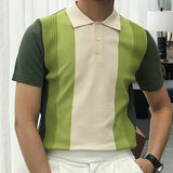 Summer Mens Polo Shirt Short Sleeve Business T Shirt High Quality