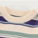 Knitwears 2023 New Winter Retro Vintage Harajuku Pullover Knit Embroidery