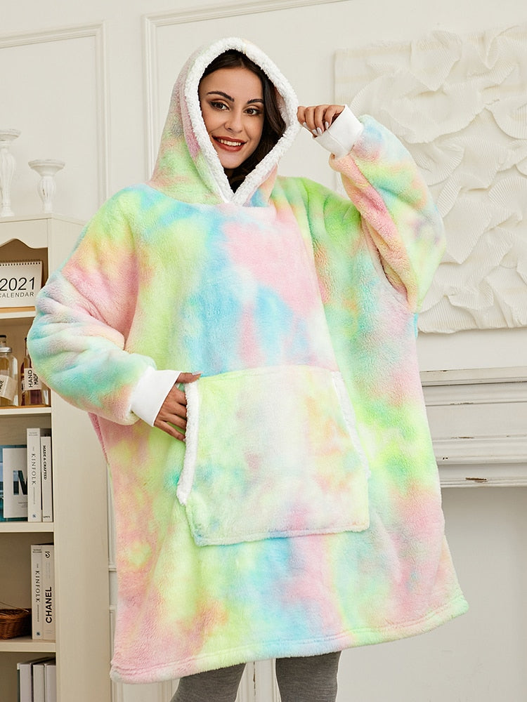 Fleece Giant Wearable Blanket (E)