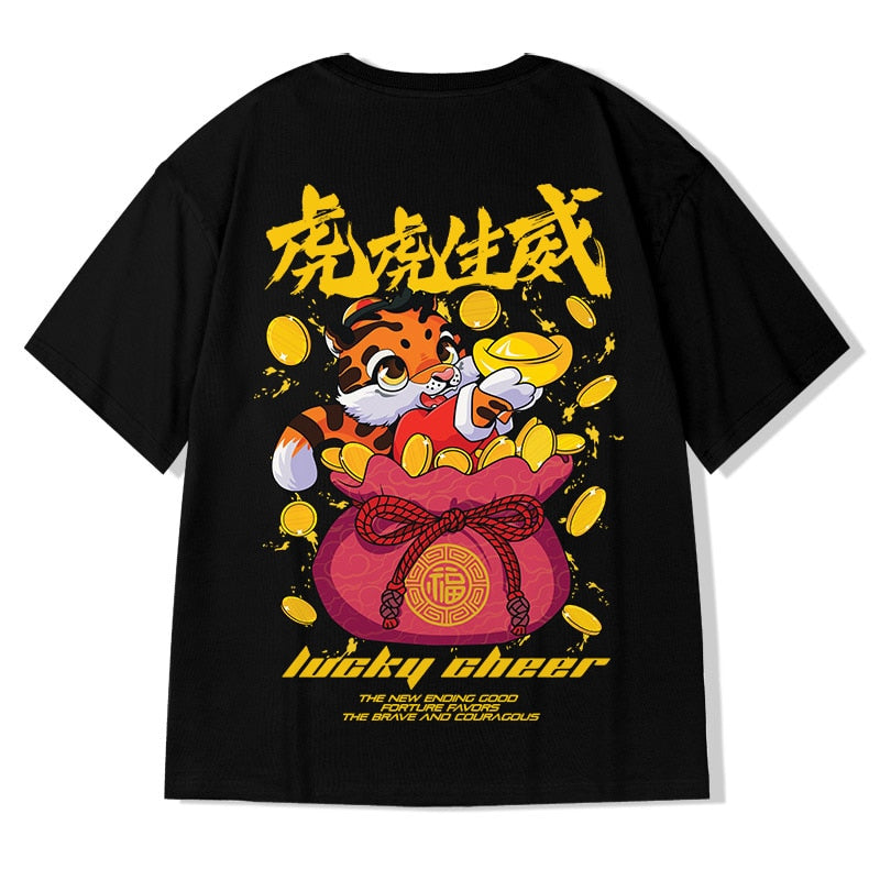 Harajuku Oversized T-shirt Men Summer Cool Unisex Funny Print