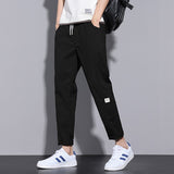 Ankle-Length Pants Men Casual Slim Fit Thin