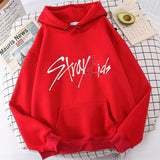 Stray Kids Front Pocket Inside Fleece Pullover Sweater