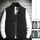 Vest Mens Autumn and Winter Sleeveless Jacket 2022 New Slim