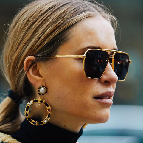 Stylish Fashion Sunglasses Embrace Timeless Elegance with Pilot Design