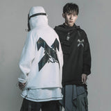 Punk Style Unisex Hoodie Hip-Hop Streetwear Harajuku Pullover Oversize