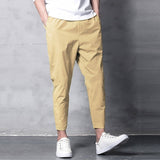 Ankle Length Spring Oversize Male Trousers Fashion Streetwear