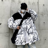 Men Winter Warm Parkas 2023 Fashio Windproof Coat Streetwear