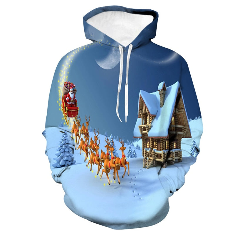 Ugly Christmas Sweater 3D Print Funny Xmas Pullover