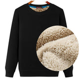 Fleece Thickened Sweatershirts Cold-proof Warm Bottoming