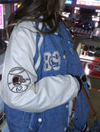 New Jackets Coat Women American Retro Letter Embroidered Design Baseball Oversize