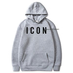 Icon Hoodie Print With Icon Hip Hop cotton