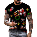 Snowman T-shirt Fashion Christmas 3d Printing