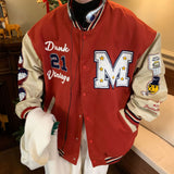 American Baseball Jacket Men Jackets Cross Stitch 2022